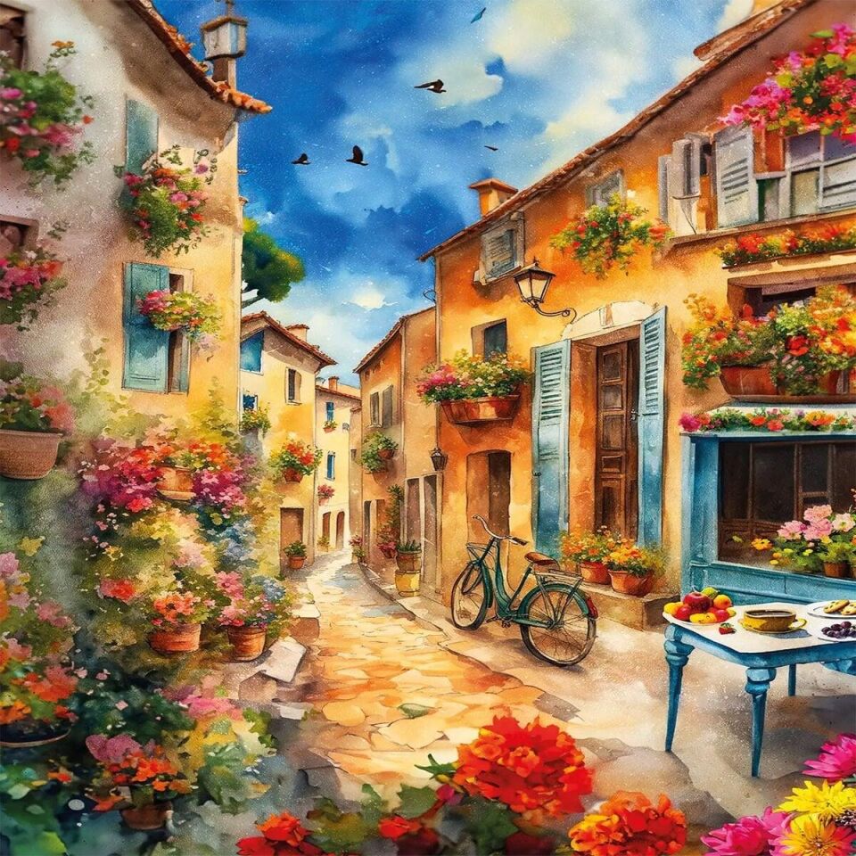 Ks Games Puzzle  Narrow Stony Street 500 Parça