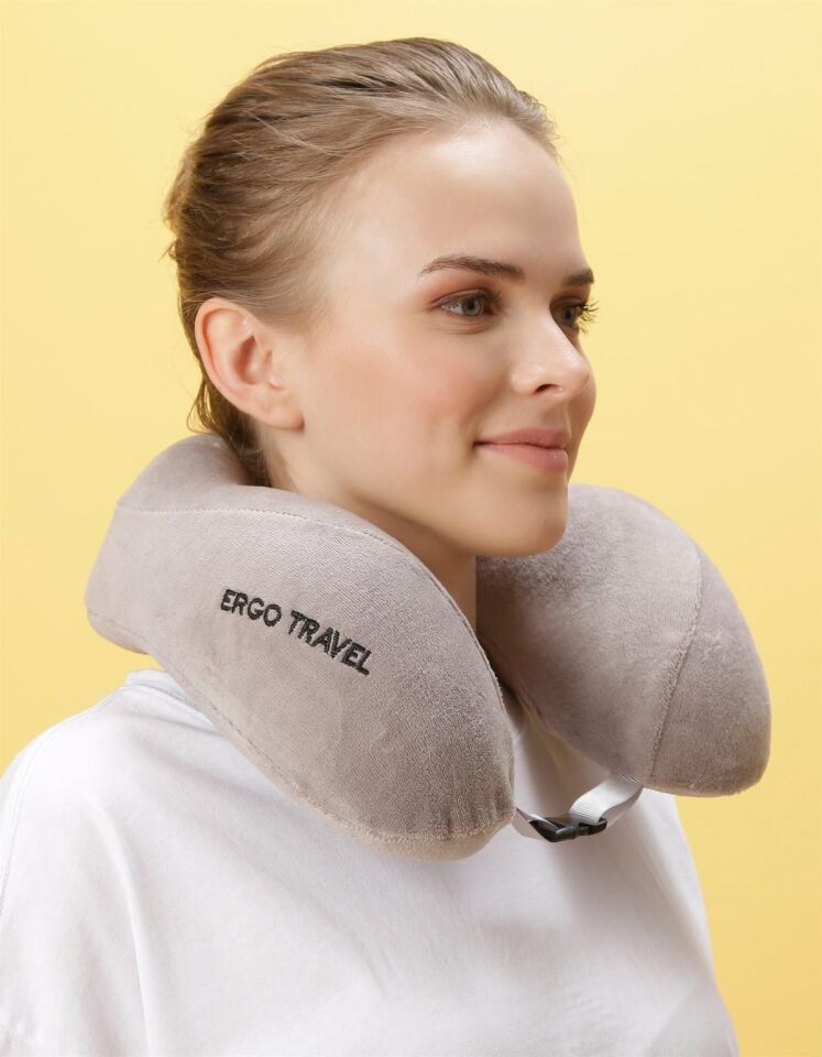Ergo Travel Comfort Visco Seyahat Yastık Yeşil