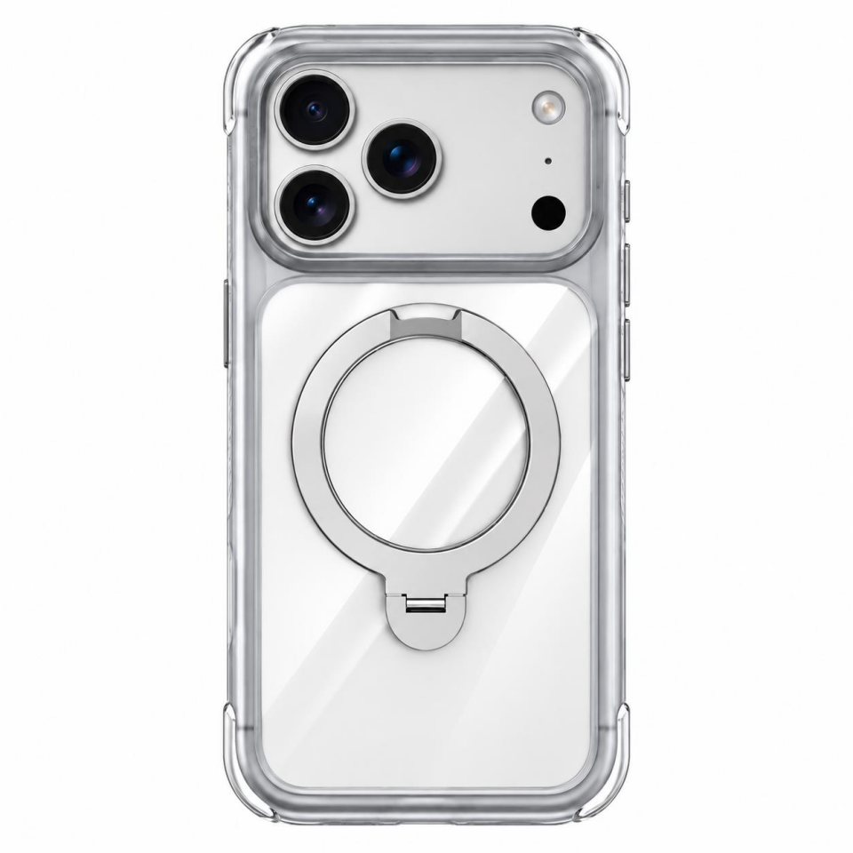 Njoyny Air Pro 2 Stand iPhone 18 Pro Max MagSafe Kılıf Beyaz