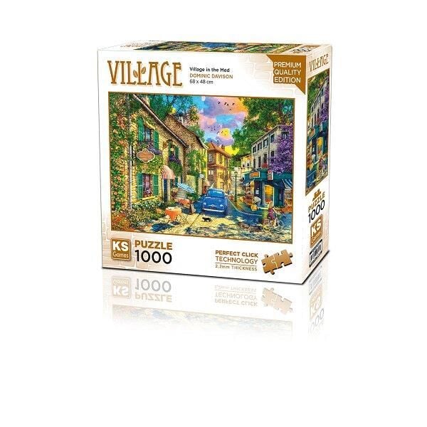 Ks Games Puzzle Village İn The Med  1000 Parça