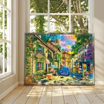 Ks Games Puzzle Village İn The Med  1000 Parça