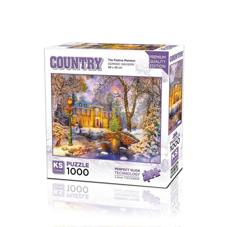 Ks Games Puzzle  The Festive Mansion 1000 Parça