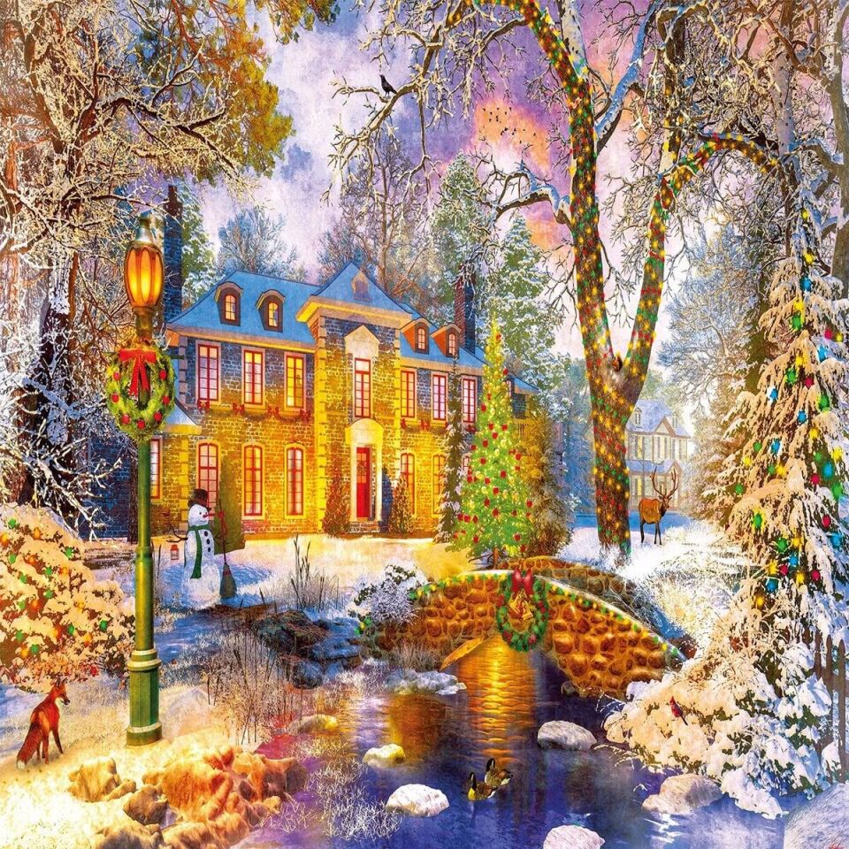 Ks Games Puzzle  The Festive Mansion 1000 Parça