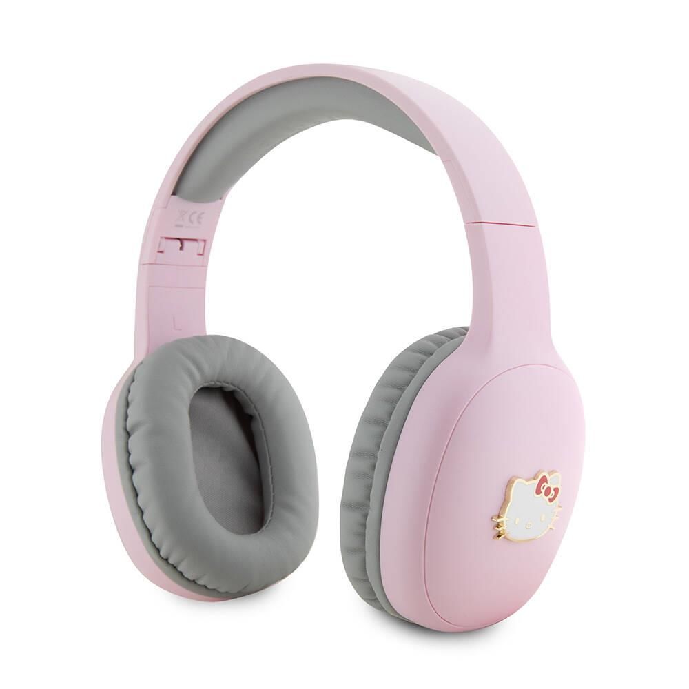 Hello Kitty Kulak Üstü Bluetooth Kulaklık Pembe