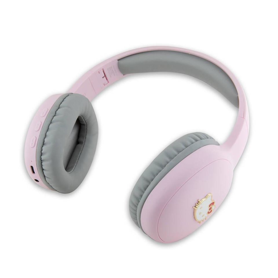 Hello Kitty Kulak Üstü Bluetooth Kulaklık Pembe