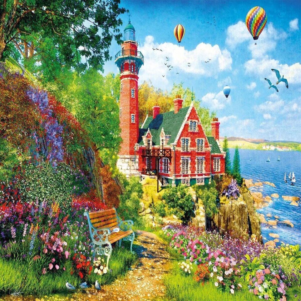 Ks Games Puzzle Coast Lighthouse  1000 Parça
