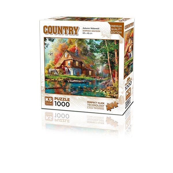 Ks Games Puzzle Autumn Watermil  1000 Parça