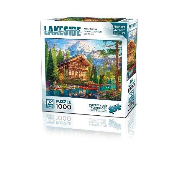 Ks Games Puzzle Dominic Davison Alpine Fishing  1000 Parça