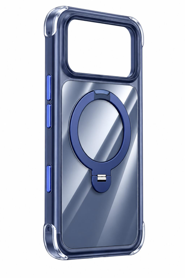 Njoyny Air Pro 2 Stand iPhone 18 Pro MagSafe Kılıf Mavi