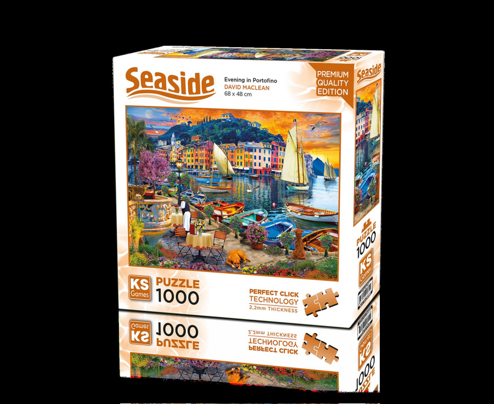 Ks Games Puzzle  Evening İn Portofino 1000 Parça
