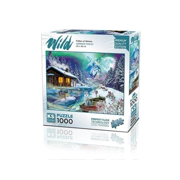 Ks Games Puzzle  Father of Wolves 1000 Parça
