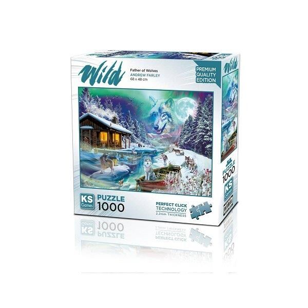 Ks Games Puzzle  Father of Wolves 1000 Parça