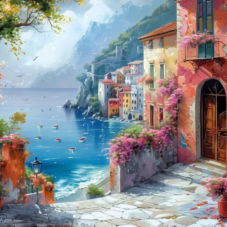 Ks Games Puzzle Amalfi Italy  1000 Parça