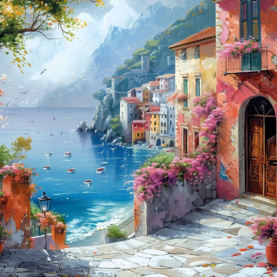 Ks Games Puzzle Amalfi Italy  1000 Parça
