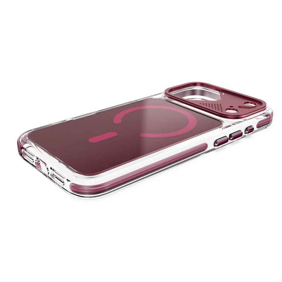 Njoyny Native Ar iPhone 18 Pro Max MagSafe Kılıf Bordo