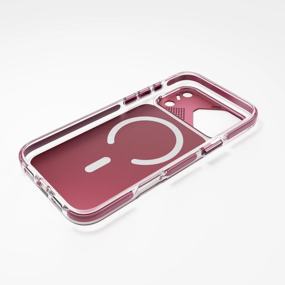 Njoyny Native Ar iPhone 18 Pro Max MagSafe Kılıf Bordo