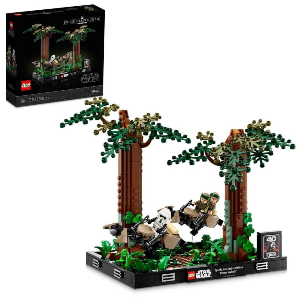 LEGO Star Wars Endor Hız Motoru Takibi Dioraması 75353