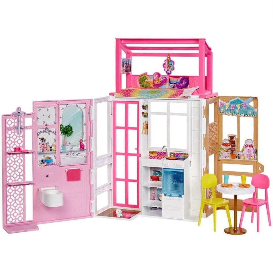 Barbie Portatif Taşınabilir Evi HCD47