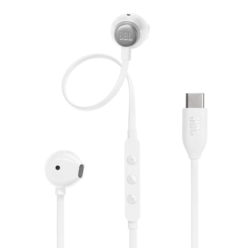 JBL TUNE 305C Siyah Type-C Kablolu Kulakiçi Kulaklık Beyaz