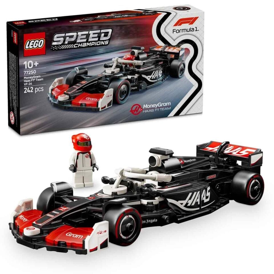 LEGO  Speed Champions MoneyGram Haas F1  Team VF-24 Yarış Arabası 77250