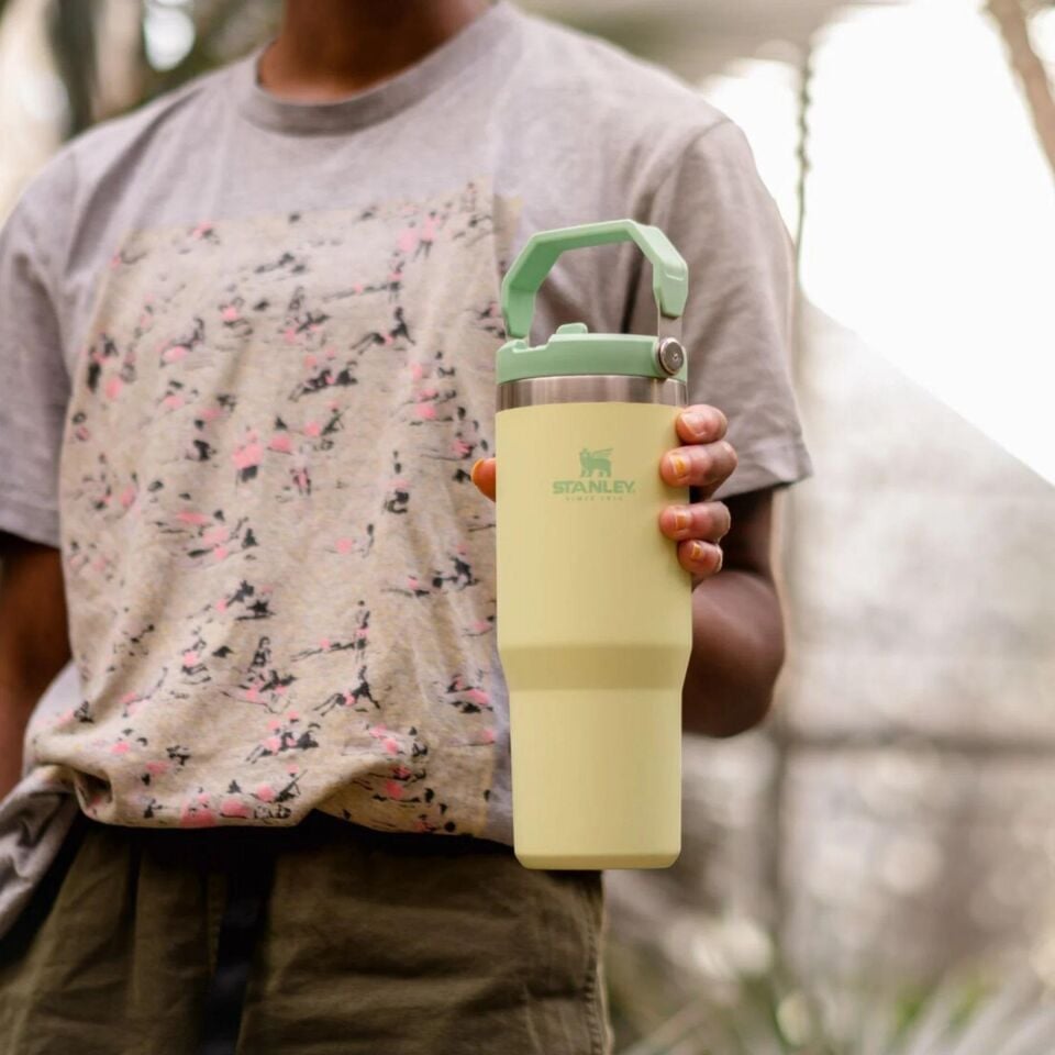 Stanley The Iceflow Flip Straw Pipetli Termos Bardak 0.89 L Yeşil