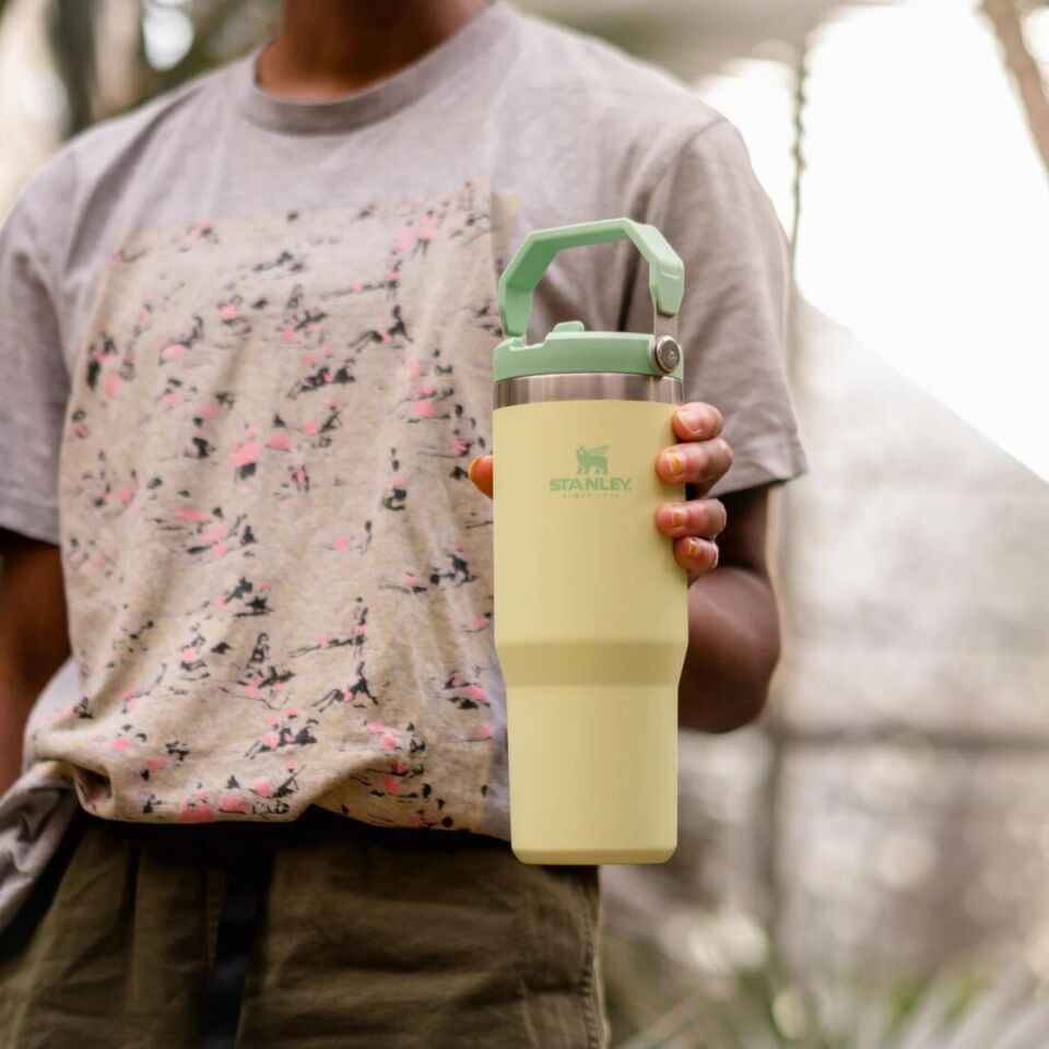 Stanley The Iceflow Flip Straw Pipetli Termos Bardak 0.89 L Yeşil
