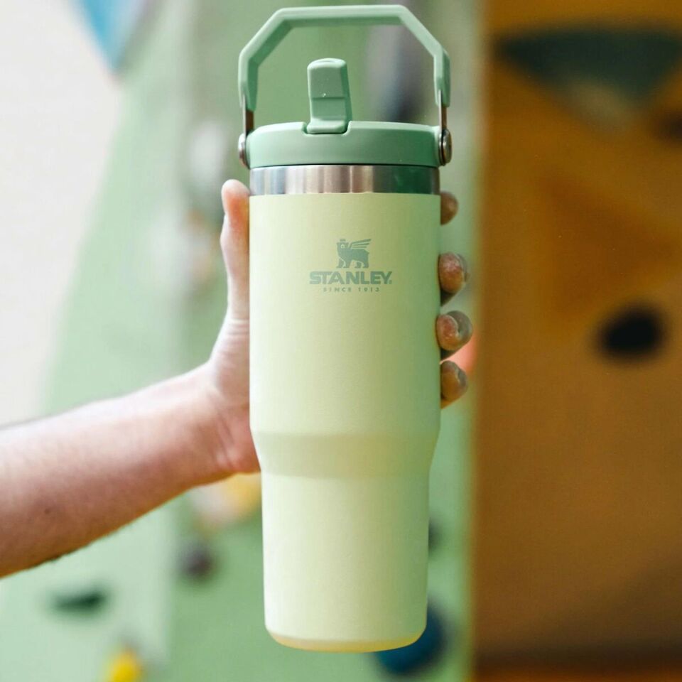 Stanley The Iceflow Flip Straw Pipetli Termos Bardak 0.89 L Yeşil