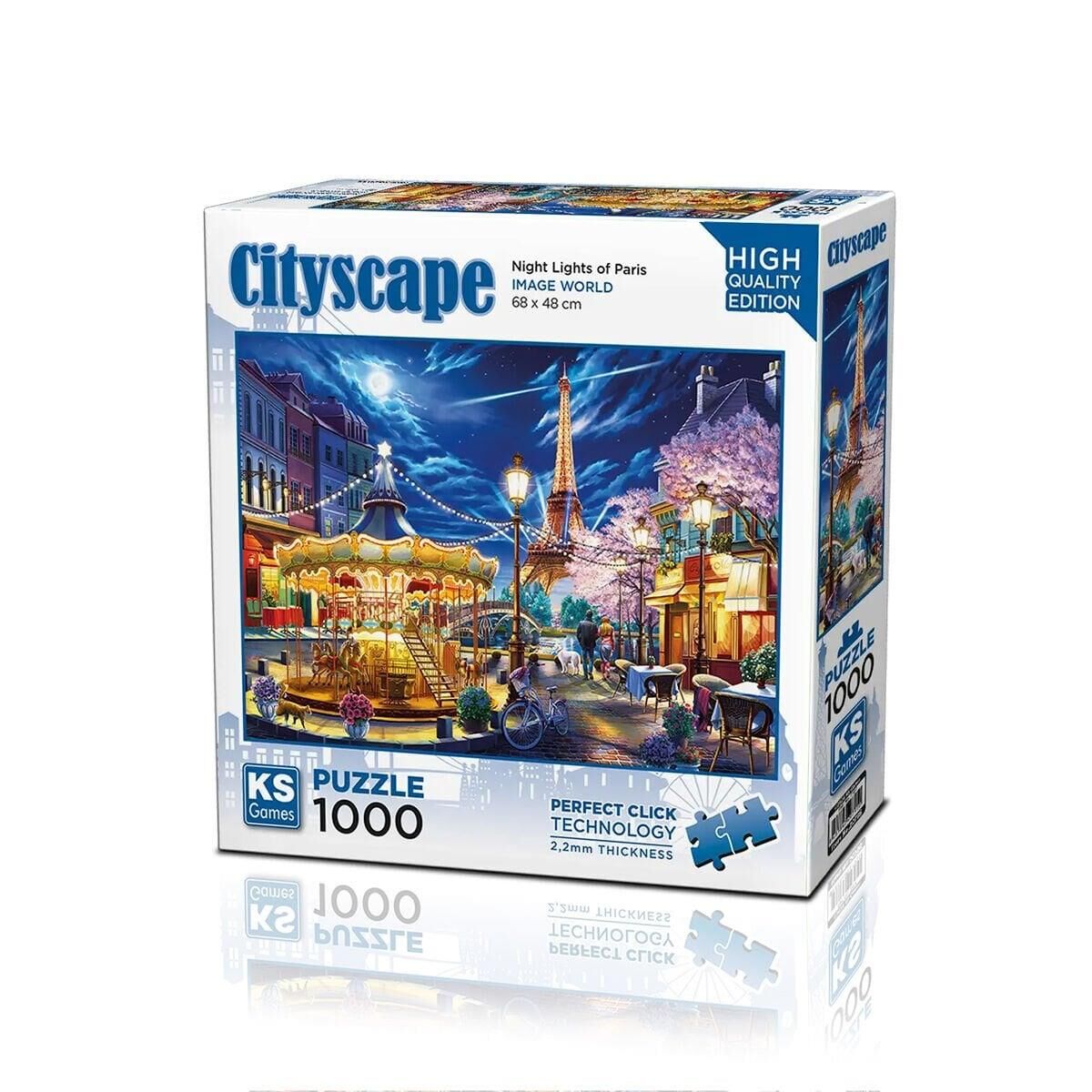 Ks Games Puzzle Night Light of Paris  1000 Parça
