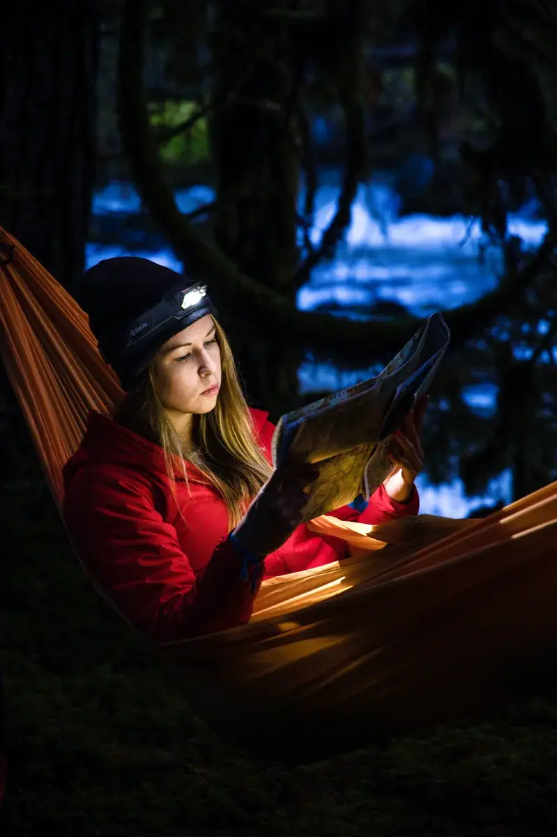 HeadLamp 325 Ultra Hafif USB Şarjlı Kafa Lambası - Ember Yellow