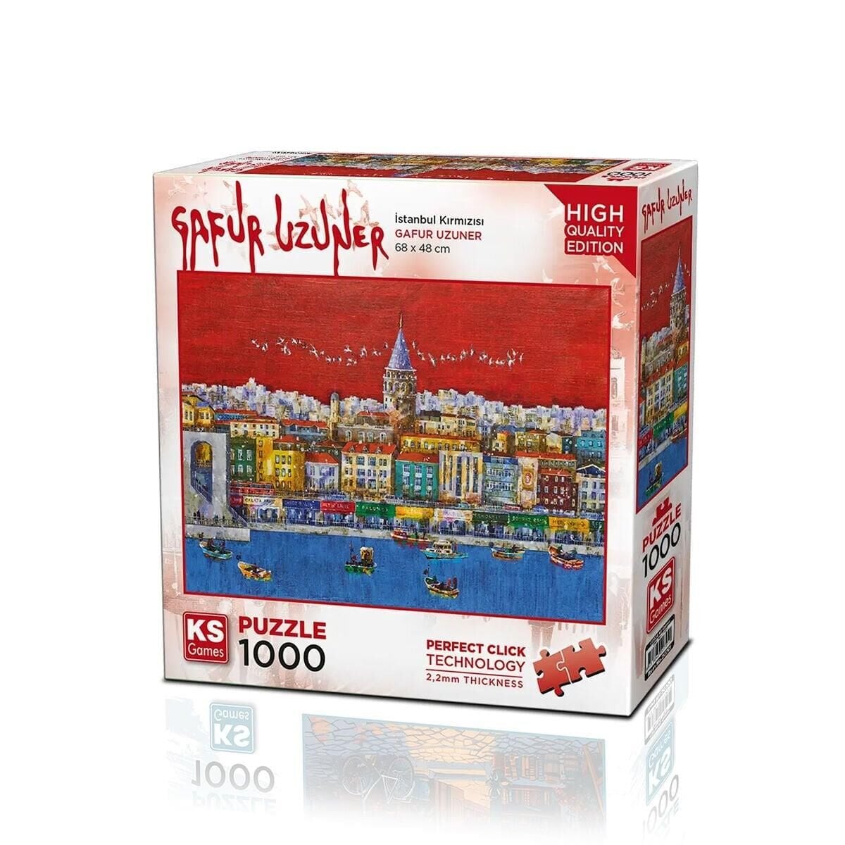 Ks Games Puzzle Istanbul Kırmızısı   1000 Parça