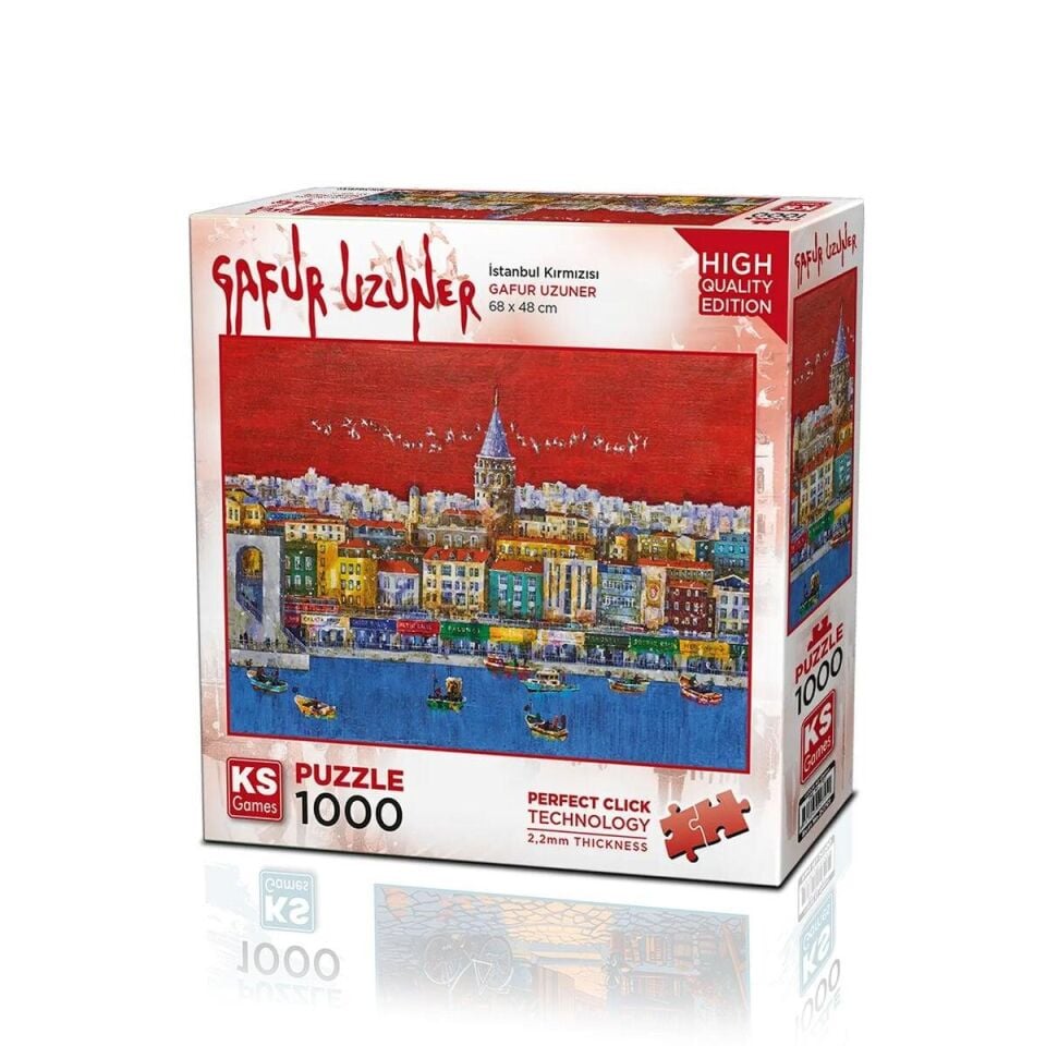 Ks Games Puzzle Istanbul Kırmızısı   1000 Parça