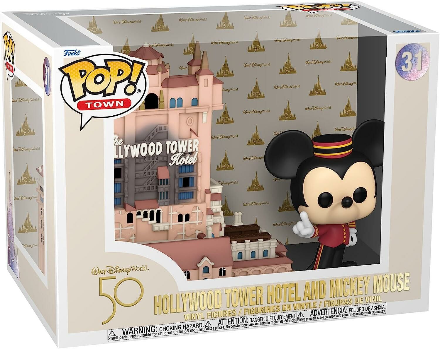 Funko POP Figür - Town Walt Disney World 50th Anniversary - Hollywood Tower Hotel & Mickey Mouse