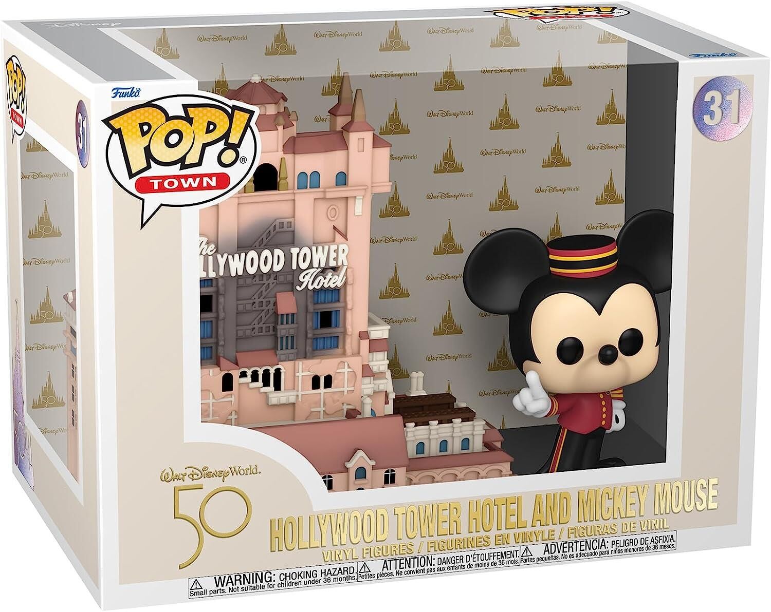 Funko POP Figür - Town Walt Disney World 50th Anniversary - Hollywood Tower Hotel & Mickey Mouse