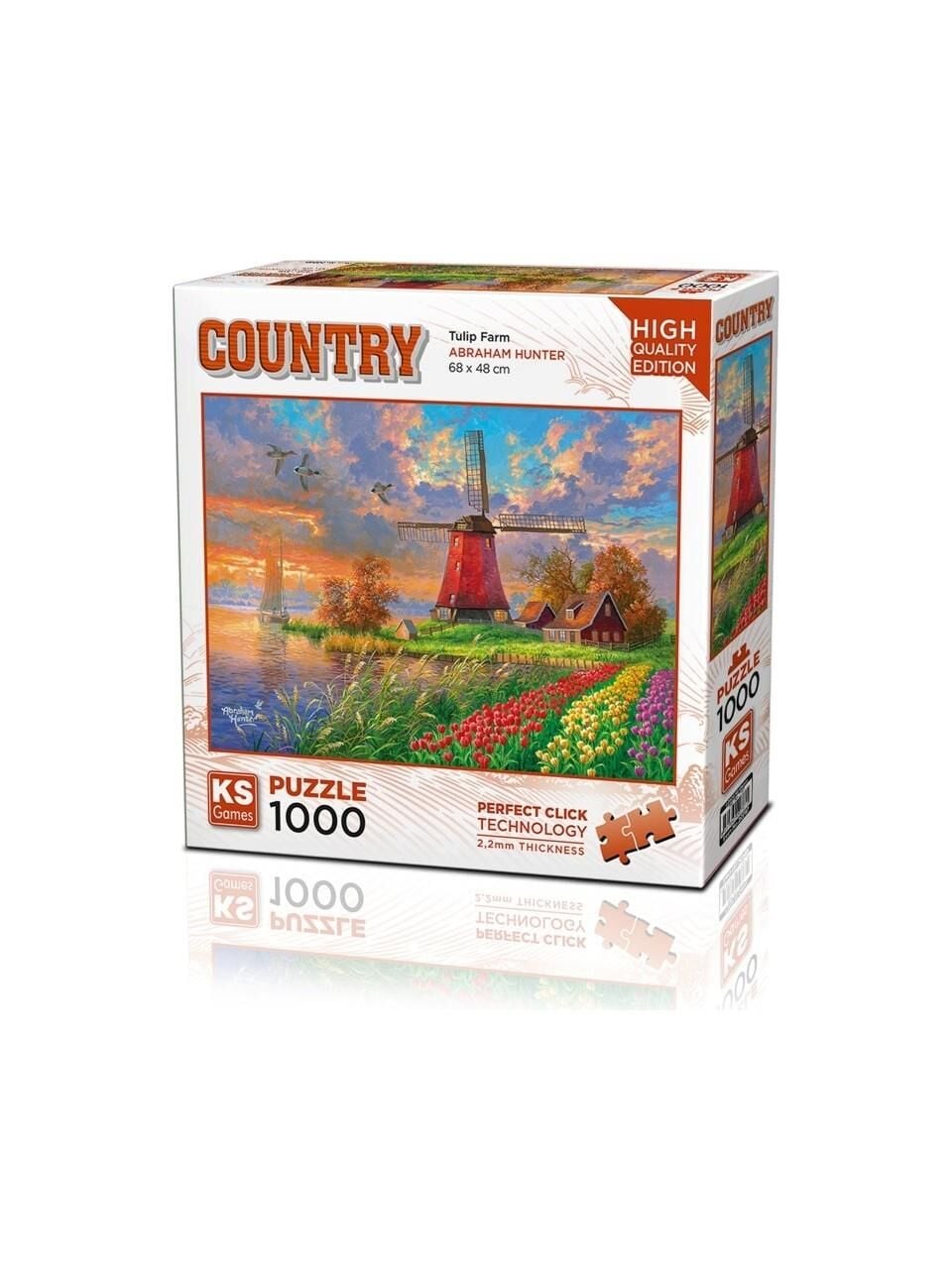 Ks Games Puzzle  Tulip Farm 1000 Parça
