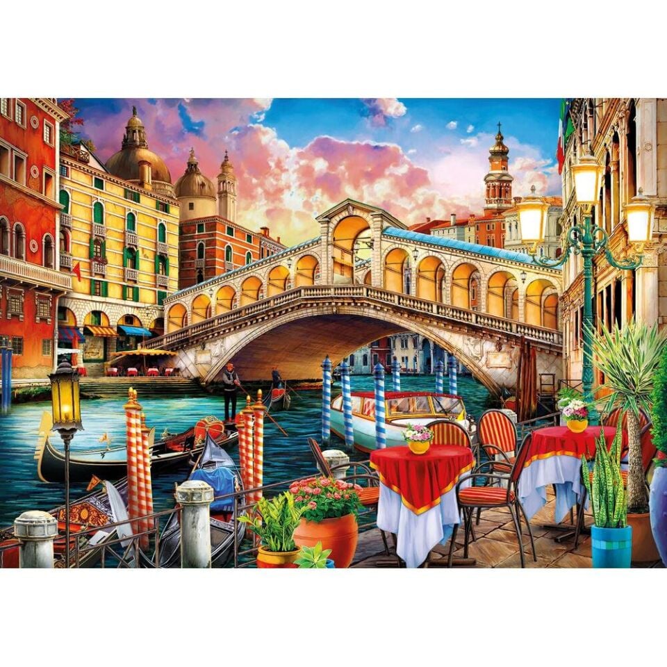 Ks Games  Puzzle Riatto Bridge in Venice 1000 Parça