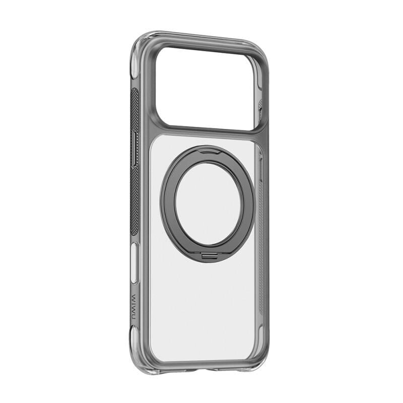 Wiwu Apple iPhone 18 Pro Kılıf  AG-203 AeroGuard Ultra Serisi M-safe Şarj Özellikli Airbag Tasarımlı Standlı Kapak