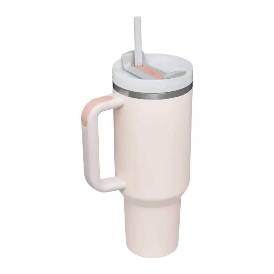 Stanley Quencher Pipetli Termos Bardak 1.18 Lt Cream 2.0