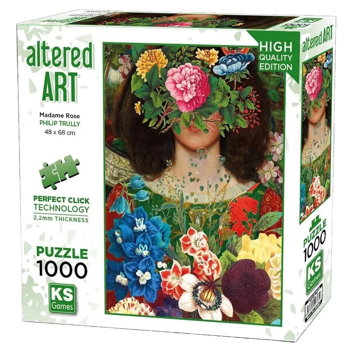 KS Games Puzzle Madame Rose  1000 Parça