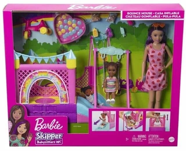 Barbie Bebek Bakıcısı Skipper Oyun Evi Seti HHB67