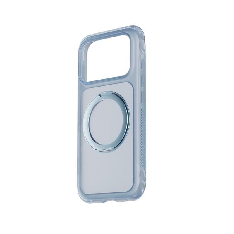Lenyes Apple iPhone 18 Pro Kılıf  Air Bumper Serisi M-safe Şarj Özellikli Airbag Tasarımlı Standlı Kapak