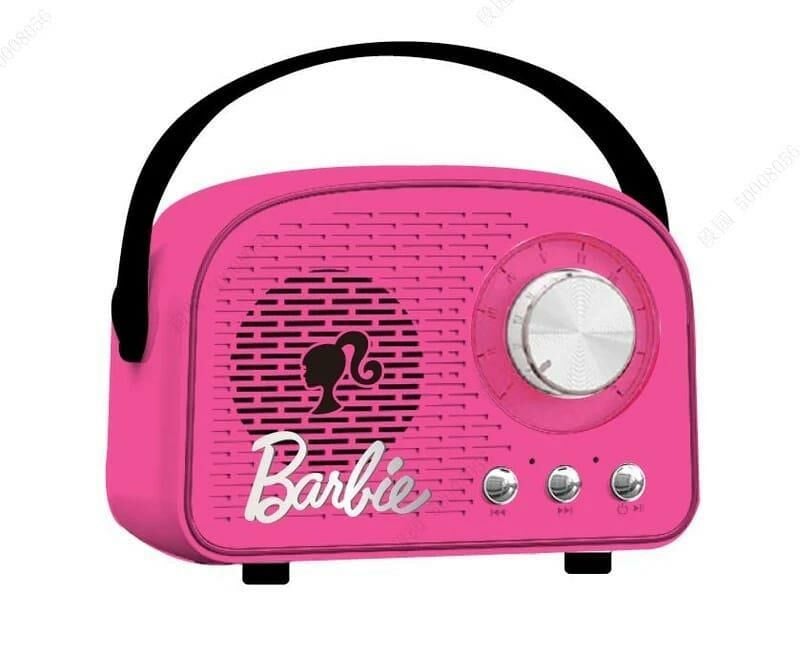 Barbie Hayranlarına Özel Lisanslı Retro Tarz Lisanslı Bluetooth Hoparlör