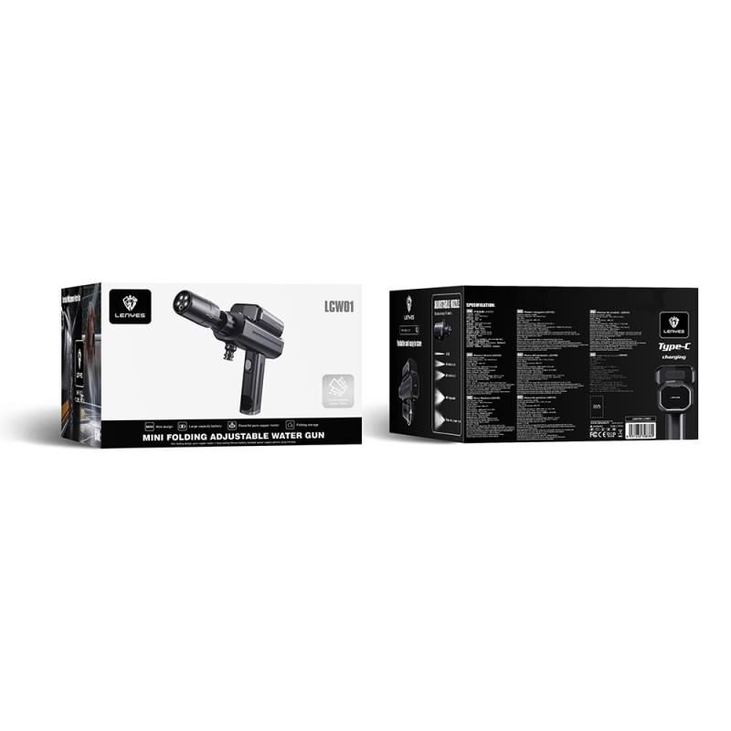 Lenyes LCW01 Taşınabilir 5 Kademeli Yüksek Basınçlı Köpük Hazneli Yıkama Tabancası 120W