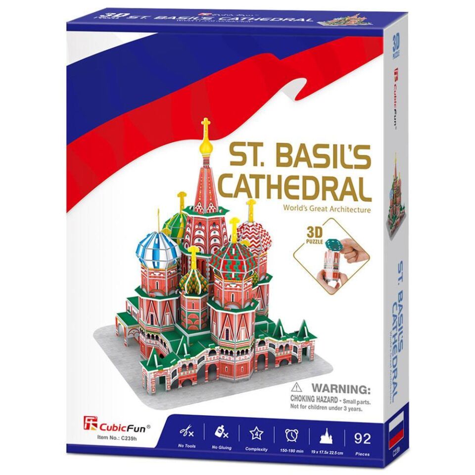 Cubicfun 3D Puzzle St. Basils Katedrali