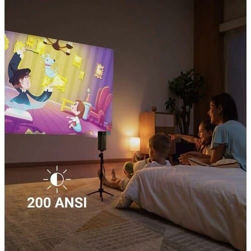 Anker Nebula Apollo Akıllı Taşınabilir 200 ANSI Wi-Fi DLP Projeksiyon Cihazı