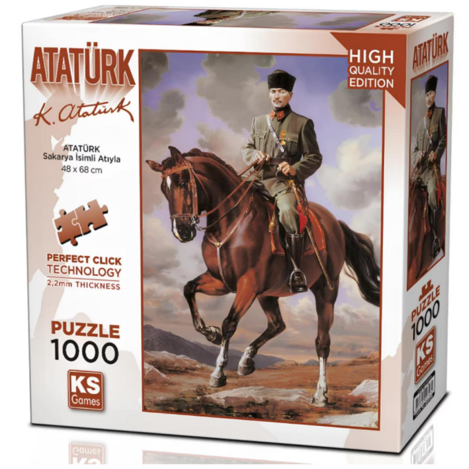 KS Games Puzzle Gazi Mustafa Kemal Sakarya Adlı Atıyla 1000 Parça