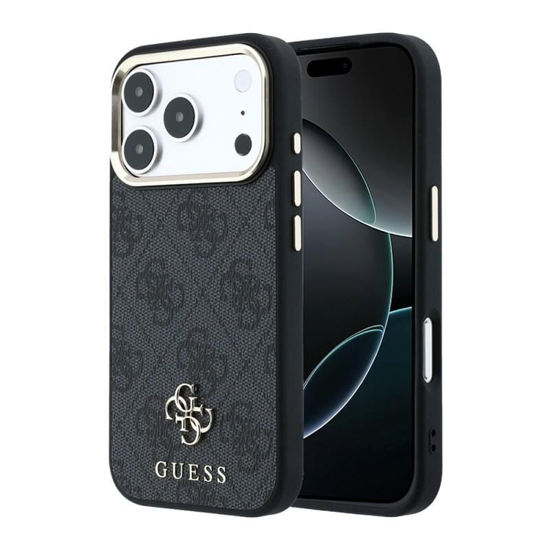 Guess Apple iPhone 17 Pro Max Kılıf  Orjinal Lisanslı M-safe Şarj Özellikli Small 4G Classic Logolu Kapak