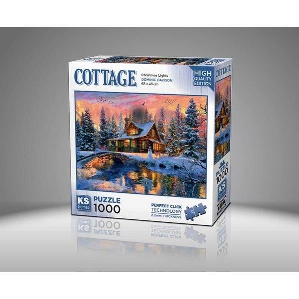 Ks Games Puzzle Christmas Lights 1000 Parça
