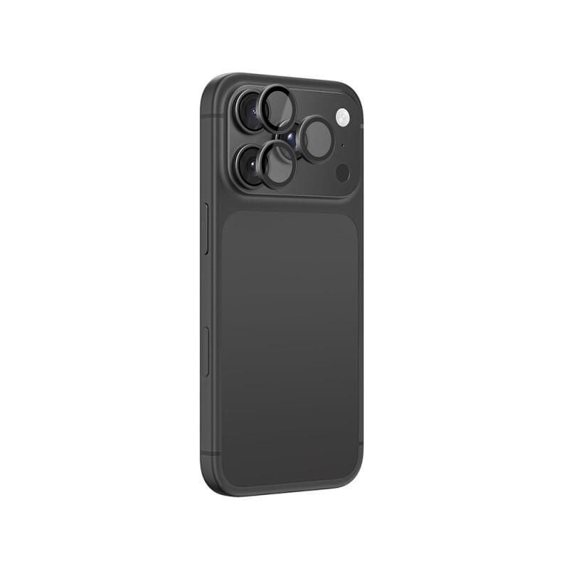 Amazingthing  Apple iPhone 18 Pro Max Amazingthing Radix Vision Parlama Önleyici Kamera Lens Koruyucu + Kolay Uygulama Aparatlı Gümüş