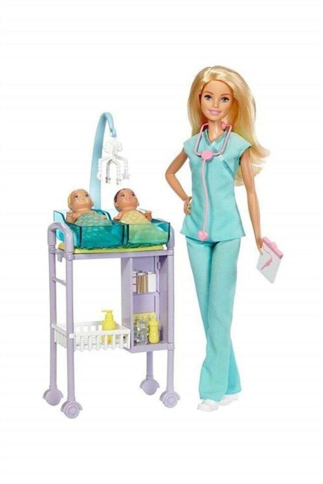 Barbie ve Meslekleri Yeni Doğan Oyun Seti Dhb63-Gkh23