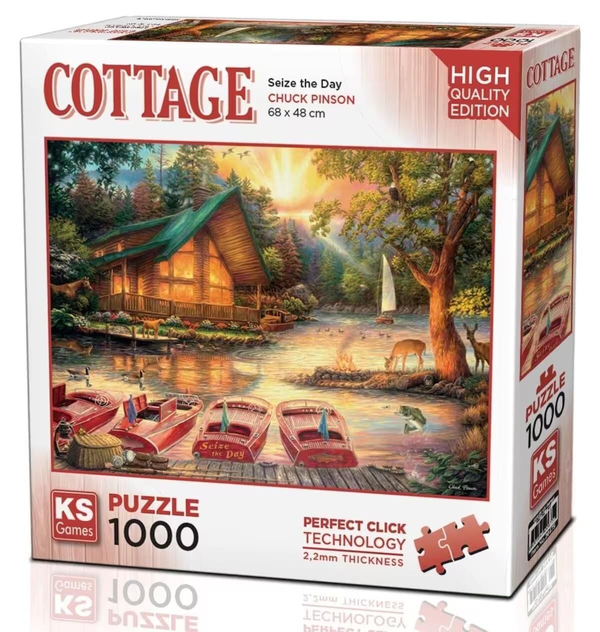 Ks Games Puzzle Seize the Day  1000 Parça